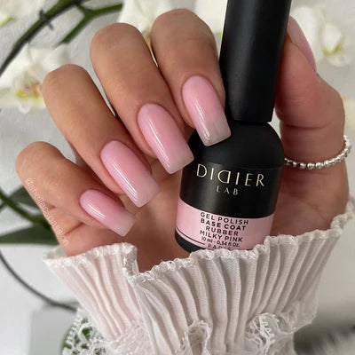 Rubber base coat Milky Pink Didier Lab 10ml