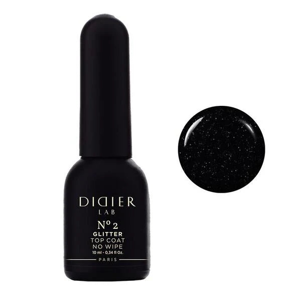 Top Coat Glitter No Wipe No2 Didier Lab 10ml