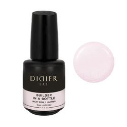 Builder gél vo fľaštičke Milky Pink Glitter Didier Lab 15ml