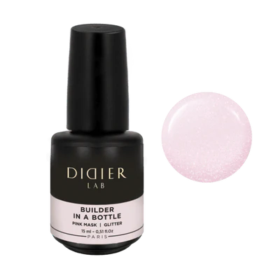 Builder gél vo fľaštičke Pink Mask Glitter Didier Lab 15ml