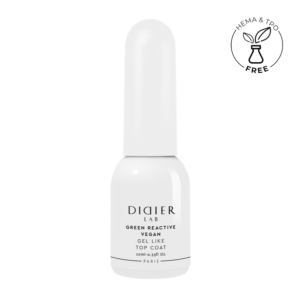 Vegánsky Gélový Top Coat Green Reactive Didier Lab 10ml