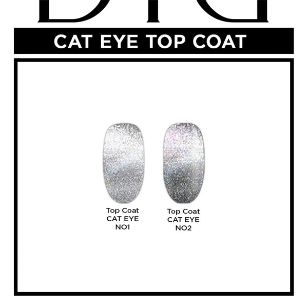 Top Coat pre gél laky No wipe Cat Eye No2 Didier Lab