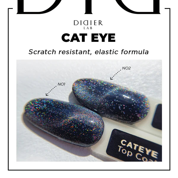 Top Coat pre gél laky No wipe Cat Eye No2 Didier Lab