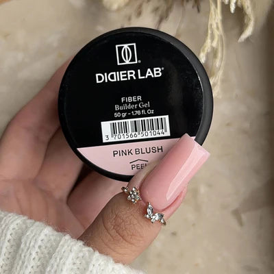 Stavebný gél Fiber Didier Lab Pink Blush 50g