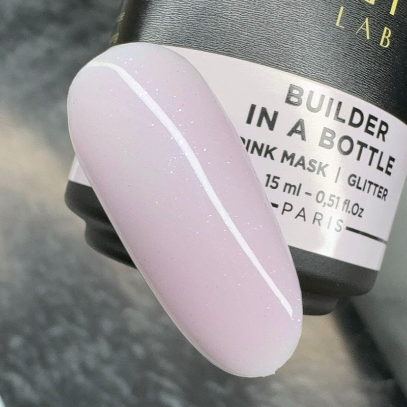 Builder gél vo fľaštičke Pink Mask Glitter Didier Lab 15ml